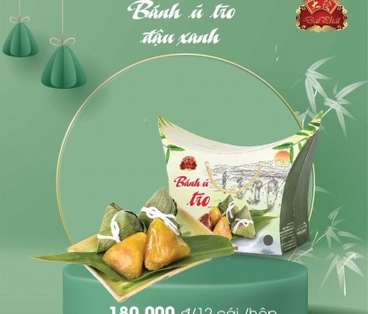 Bánh Ú Tro Đậu Xanh (12 cái/hộp)