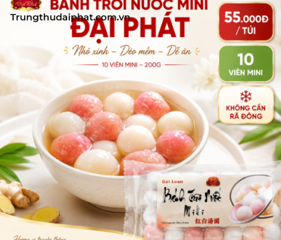 BÁNH TRÔI NƯỚC MINI