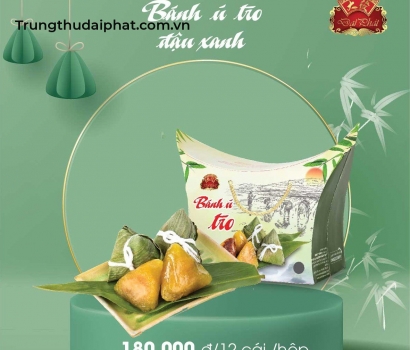 Bánh Ú Tro Đậu Xanh (12 cái/hộp)