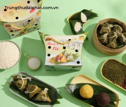 Bánh Ú Tro Đậu Xanh (12 cái/hộp)