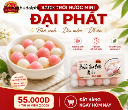 BÁNH TRÔI NƯỚC MINI